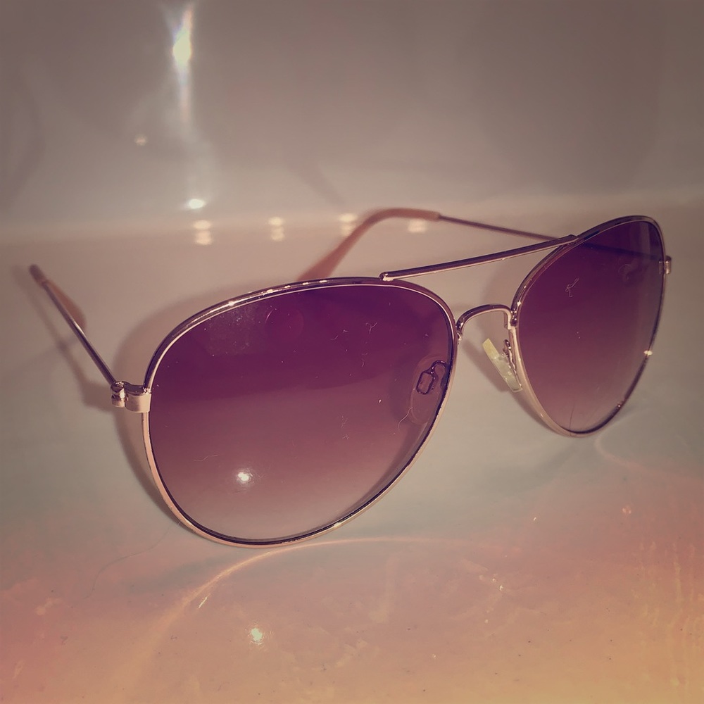 Rose gold H&M sunglasses